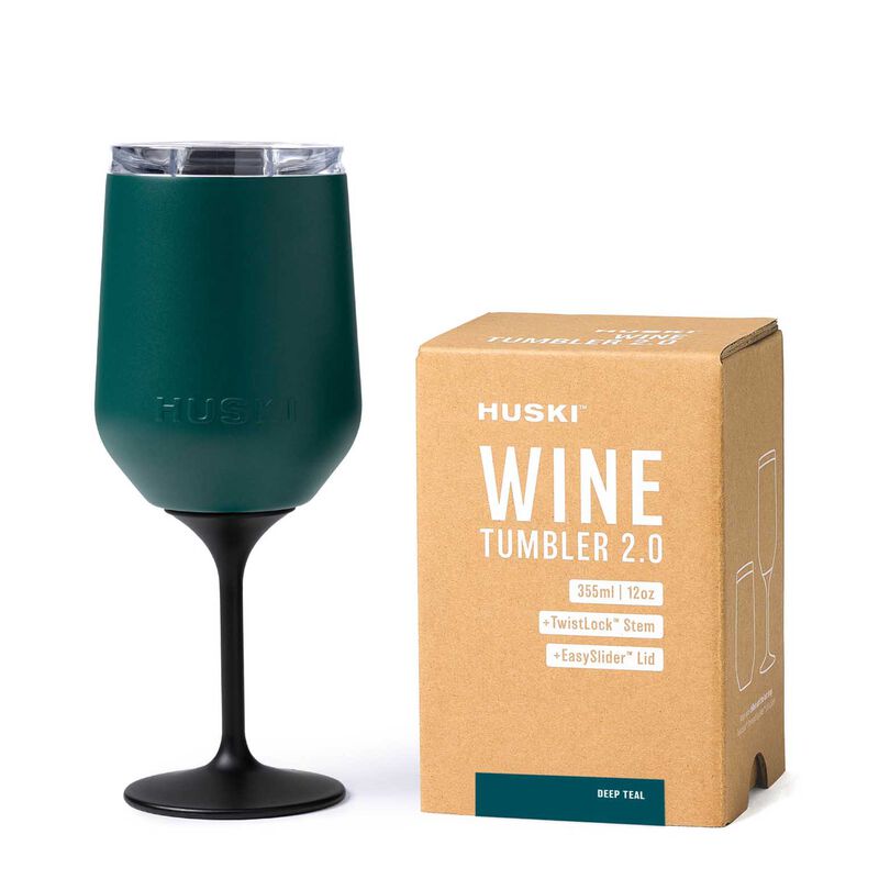 Huski Wine Tumbler 2.0 - Deep Teal image number 0